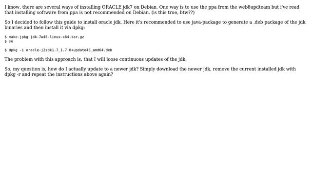 Update Oracle JDK смотреть онлайн