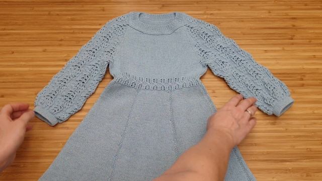 Вязаный гардероб моей дочери 2-3 года ✿ платья ✿ смотреть онлайн