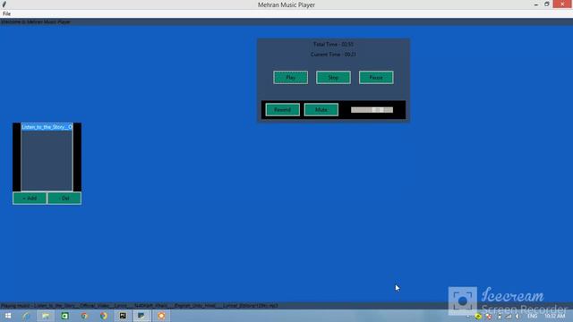 How to Create Music App in Python Language смотреть онлайн