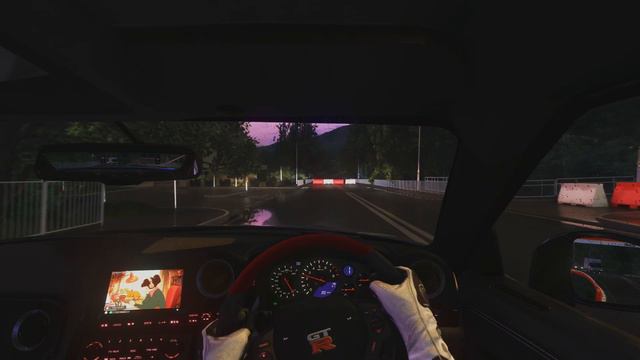 Assetto Corsa - Route Twisk Kam-Tin 大帽山上下坡 Traffic 4K60HDR 7:15pm 雨後magic hour смотреть онлайн