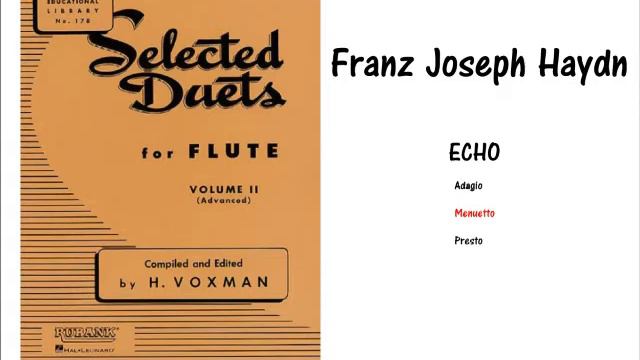ハイドン　Haydn 　エコー　ECHO (Flute duet) смотреть онлайн