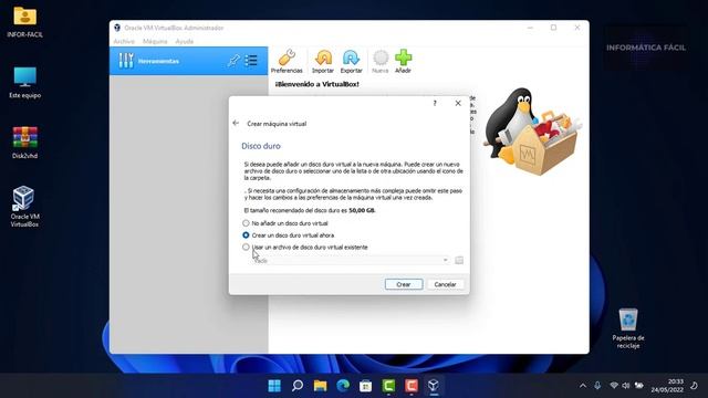 Virtualizar Equipos Con Disk2vhd Y Virtualbox
