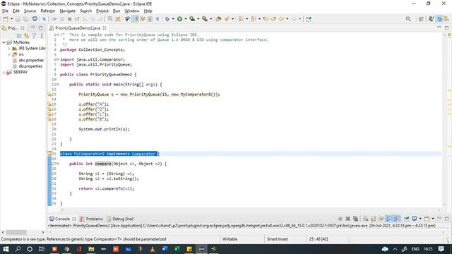 # PriorityQueue Example 2| Java Collection Concept | Core JAVA Basic Concepts смотреть онлайн