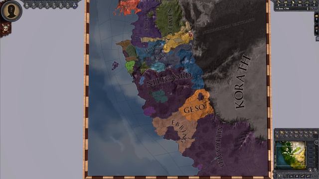 Crusader Kings 2 Witcher Kings Mod 500 Year Timelapse "Failed Empire" смотреть онлайн