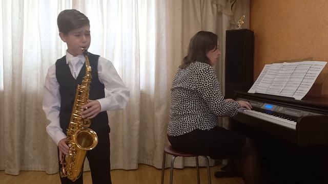 Яшков Пётр, саксофон, 9 лет, А. Бородин "Половецкие пляски", С. Рахманинов "Итальянская полька" смотреть онлайн