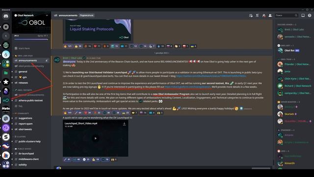 Obol Network. Тестнет и амбассадорская программа - 1 форма. Почему стоит заполнить. смотреть онлайн