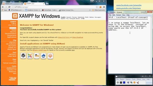 IPv6 - Localhost using browser (Proof Of Concept) смотреть онлайн