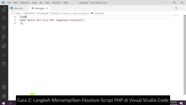 Jalankan PHP di Visual Studio Code dan Browser | 03. PHP & MySQL смотреть онлайн