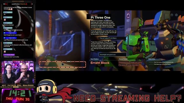 Subsurface Circular: Playing a Robot Mystery Game with our Crazy Voices! (First Hour) смотреть онлайн
