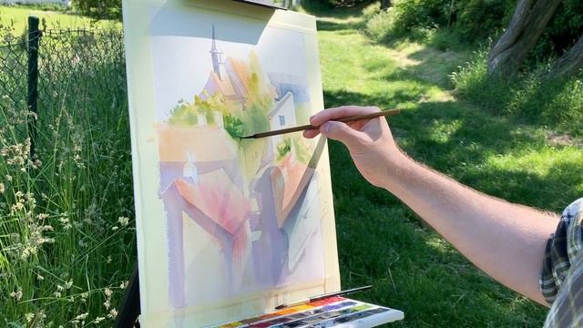 ПЛЕНЭР С АКВАРЕЛЬЮ смотреть онлайн