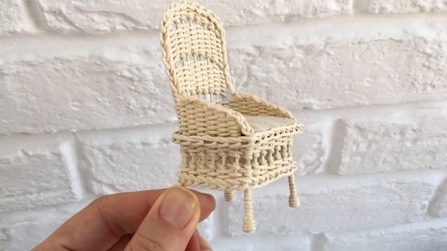 Миниатюрная мебель для кукольного домика набор мебели для кукол 1:12 #dollhouse #miniature смотреть онлайн