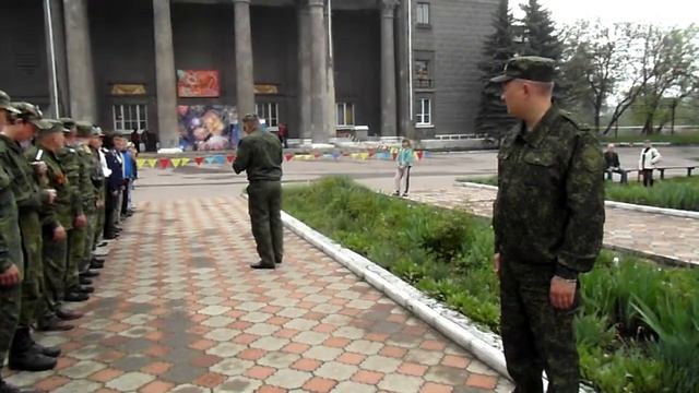 Торжественное построение казаков округа имени Кондратия Булавина праздника Великой Победы смотреть онлайн