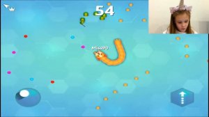 Играю в змейку snake.io я собачка/Miss Milana PLAY GAMES