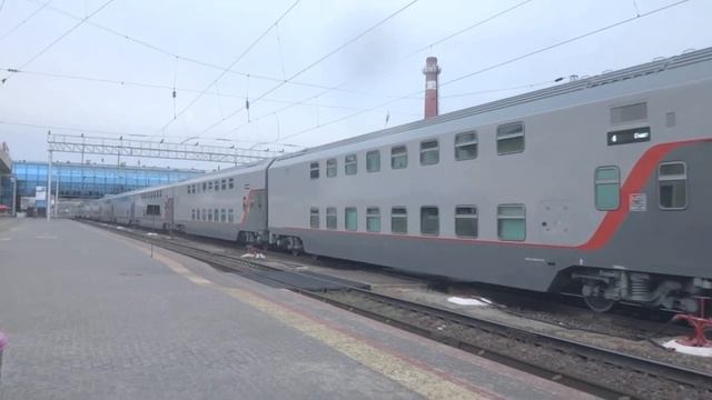 Двухэтажные вагоны для сообщения Крым-Анапа смотреть онлайн