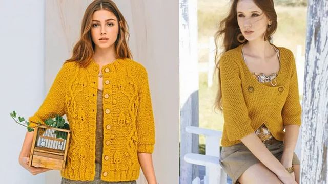 МОДНЫЕ ВЯЗАНЫЕ ЖАКЕТЫ СПИЦАМИ ?ИДЕИ ДЛЯ ВЯЗАНИЯ ЖЕНСКИХ ЖАКЕТОВ? смотреть онлайн