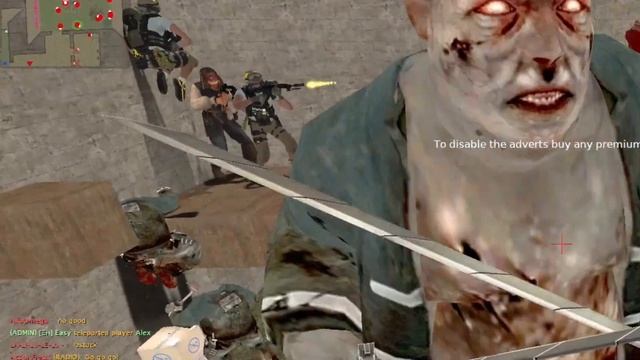 GIANT ZOMBIE IN COUNTER STRIKE ZOMBIE MOD SERVER!! ~ (Nova HunterZ player) смотреть онлайн