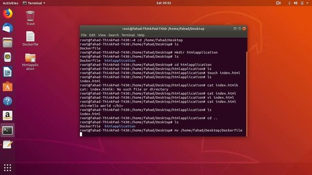 Deploy html application on container using Dockerfile смотреть онлайн