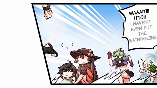 The Inazuma Beach Episode (Genshin Impact Comic Dub) смотреть онлайн