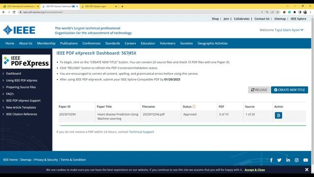 How to convert a PDF by IEEE PDF Express? || Full Overview || Bangla || 2023 смотреть онлайн