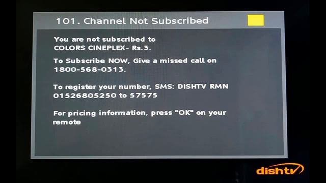 How to remove Error 101 in Dish TV ? | Account Refresh | DIY Videos | Channel not subscribed proble смотреть онлайн