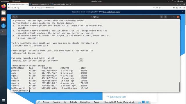 PRIMEROS PASOS con DOCKER смотреть онлайн