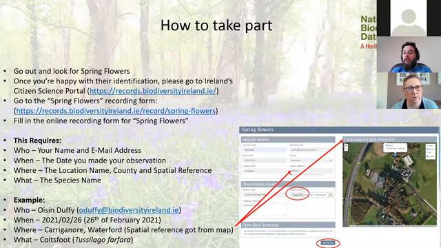 Learn how to spot spring flowers with Oisín Duffy from the National Biodiversity Data Centre смотреть онлайн
