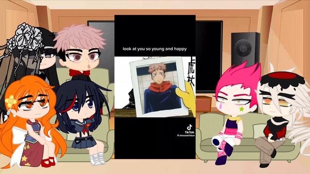 | W.I.P | Anime characters reacts to each other | Itadori Yuuji | READ DESC | смотреть онлайн