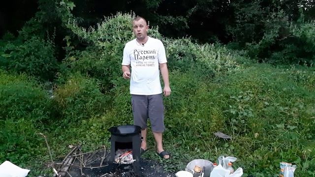 Блюда в казане на костре от полевого мастера. Приготовил за копейки, ЭТО НАДО ВИДЕТЬ! смотреть онлайн