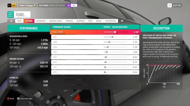 ForzaHorizon 4 / Best Dodge Charger SRT Hellcat Drag Build & Tune смотреть онлайн