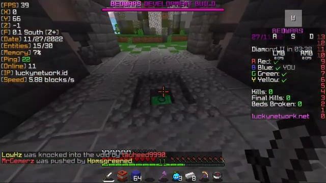 Main bedwars duo di server luckynetwork! - Minecraft Server - #RakhaGamer смотреть онлайн