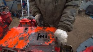 привезли трактор Т 25/разбираем и дефектуем КПП\/tractor T 25/we disassemble and defect the gearbox