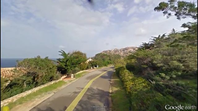 Sardegna Costa Paradiso Google Street view смотреть онлайн