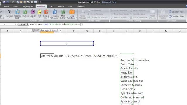 Array 1: Formula to perform fuzzy search on data смотреть онлайн