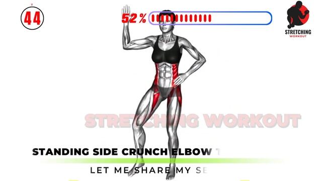 Over 50 | 8 Min FLABBY STOMACH Standing Workout | Stretching Workout