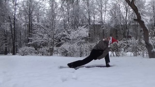 Так проводят Новогодние каникулы йоги :) смотреть онлайн