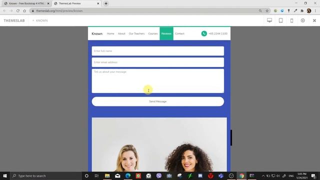 Known : Free Bootstrap 4 HTML5 Education Website Template смотреть онлайн