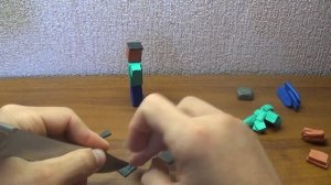 Лепим Стива / майнкрафт из пластилина [ Часть 1 ]