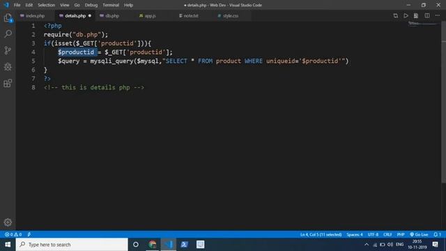 Part - 7 | ' GET ' Request Using Php With HTML | E-Commercial Website Development From Scratch смотреть онлайн