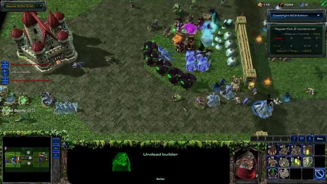 Castlefight - Assault of the Undead - Starcraft 2 Mod смотреть онлайн