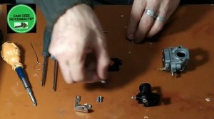 Устройство и принцип работы карбюратора бензокосы.