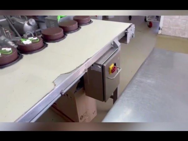 Глазирование тортов на глазировочной линии ZETA от компании DitoGroup