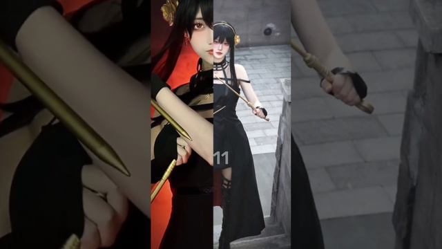 COSPLAY YOR BRIAR/ny.FORGER😱. #spyxfamilyedit #spy #yorforger #yor #anime #cosplay #jedagjedug