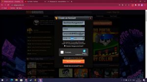 как создать аккаунт в newgrounds
