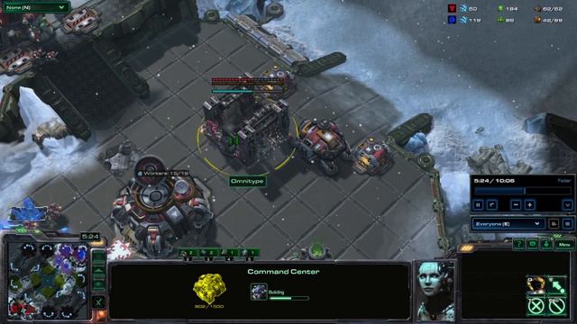 Starcraft 2: Terran Owns A Zerg Once Again (Omnitype vs dmg) смотреть онлайн
