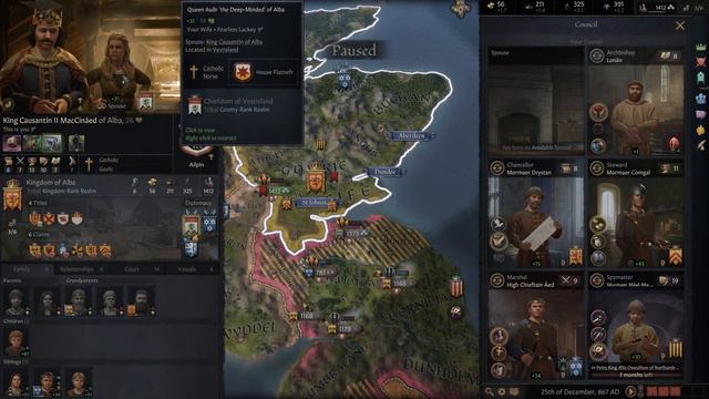 Lets Play Crusader Kings 3 - Kingdom of Alba Ep1 смотреть онлайн