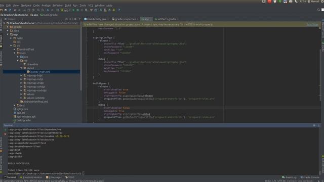 #Folge 4: Android Gradle (Wrapper) - Build Types und Build Datum [deutsch] смотреть онлайн