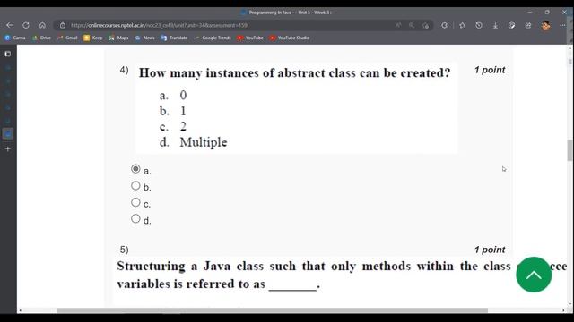 Programming in Java|| WEEK-3 Quiz assignment Answers 2023||NPTEL||#SKumarEdu смотреть онлайн