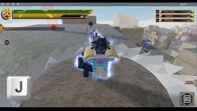 Star Platinum The World Showcase | Your Bizarre Adventure (ROBLOX) смотреть онлайн