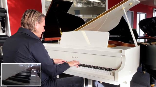 PIANO A QUEUE KAWAI GM2 BLANC смотреть онлайн