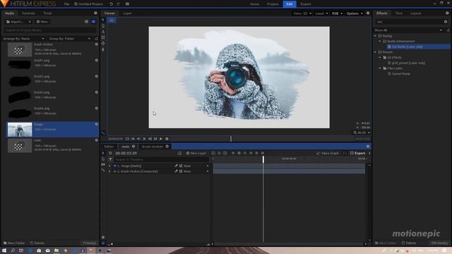 Hitfilm Tutorial - Brush Stroke Animation смотреть онлайн